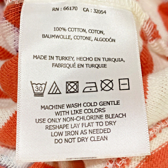 Anthropologie Postage Stamp XS Cropped Tee Shirt Top Red Stripe Floral Tie Waist - Picture 8 of 8